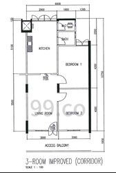 Blk 18 Bedok South Road (Bedok), HDB 3 Rooms #595669341